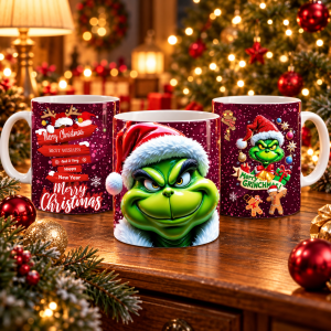 kubek z nadrukiem Grinch
